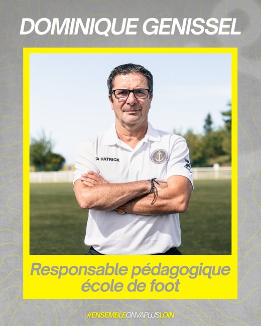 Dominique Genissel, responsable pédagogique école de foot