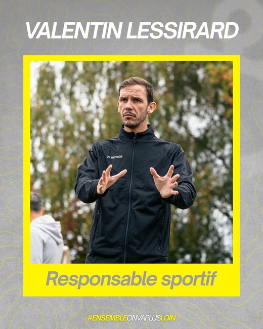 Valentin Lessirard, responsable sportif