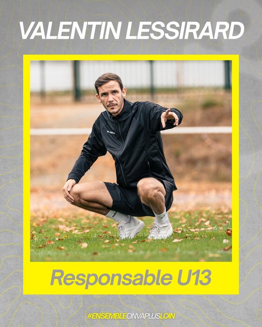 Valentin Lessirard, responsable U13